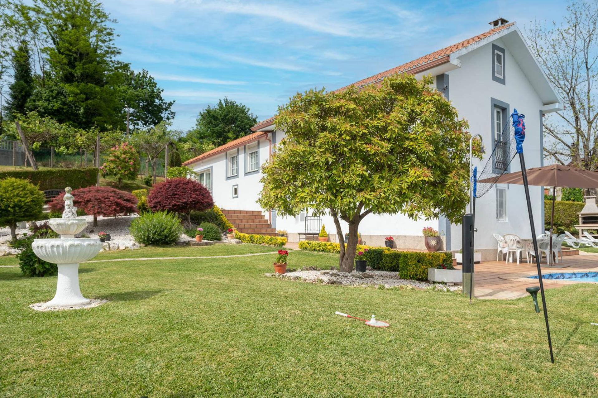 Boqueixon Casa Tarrio Con Piscina - Santiago De Compostela 빌라 외부 사진