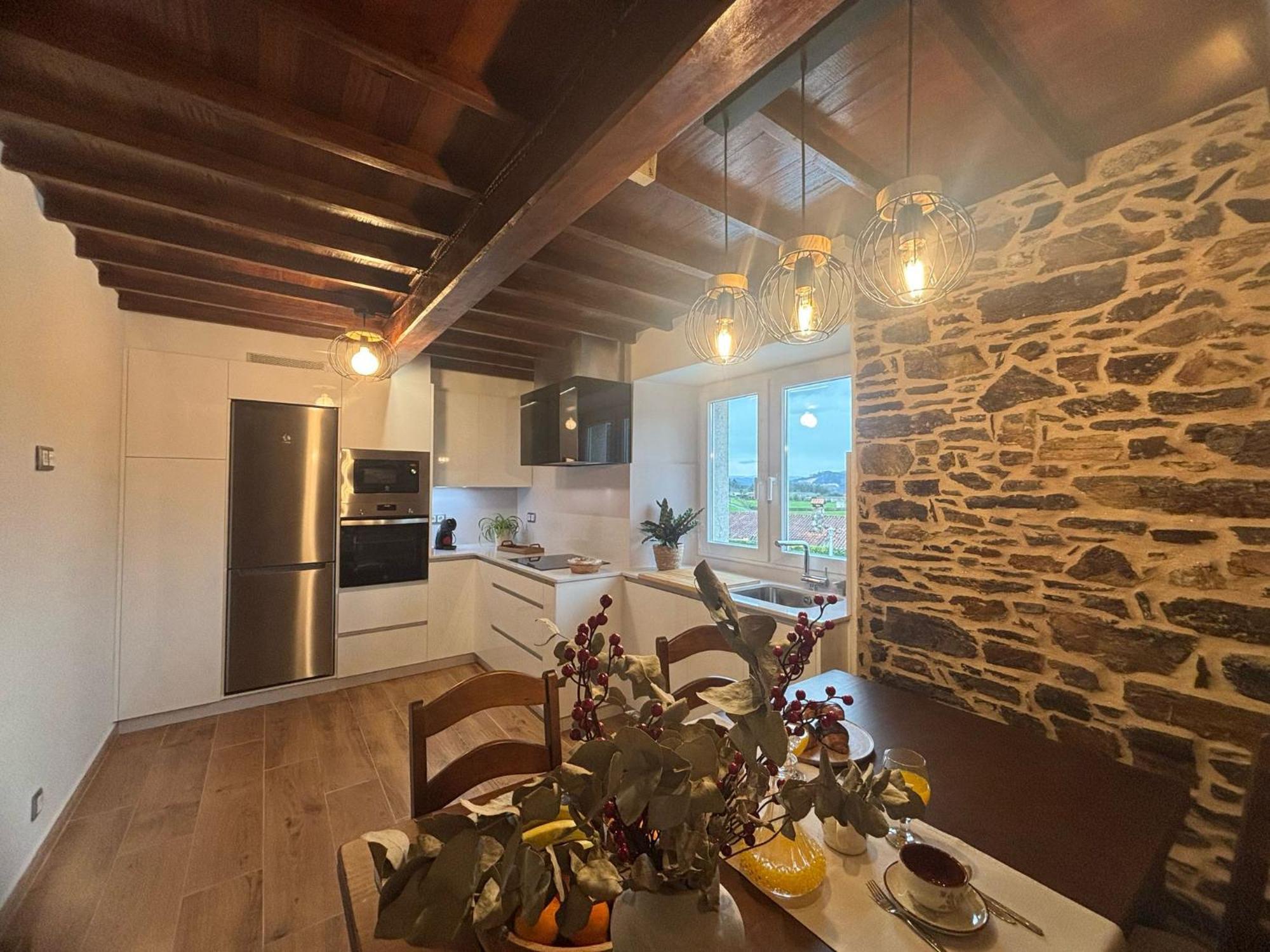 Boqueixon Casa Tarrio Con Piscina - Santiago De Compostela 빌라 외부 사진