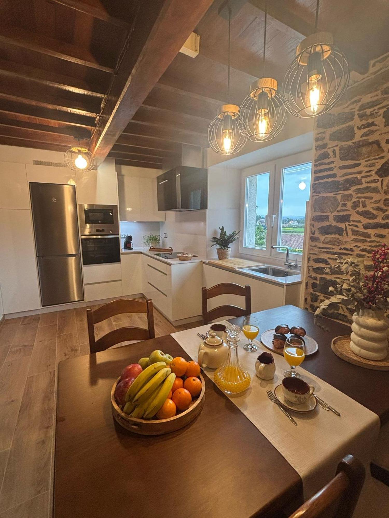 Boqueixon Casa Tarrio Con Piscina - Santiago De Compostela 빌라 외부 사진